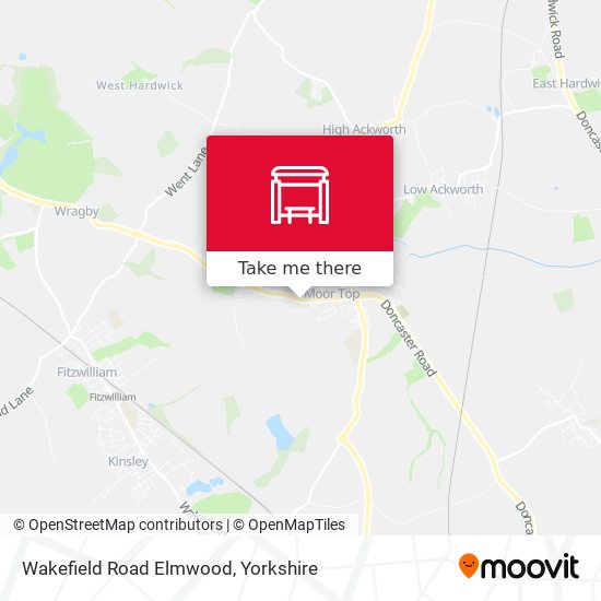 Wakefield Road Elmwood map