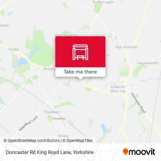 Doncaster Rd King Royd Lane map