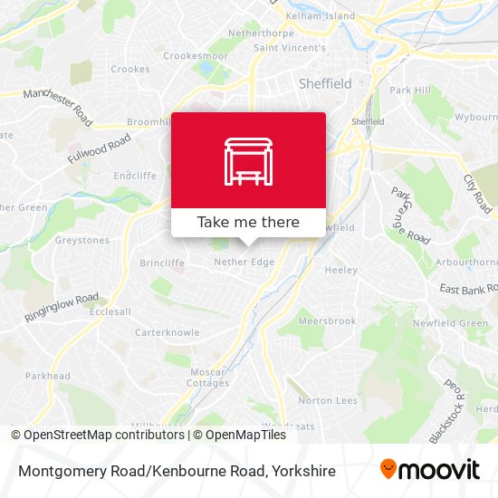 Montgomery Road/Kenbourne Road map