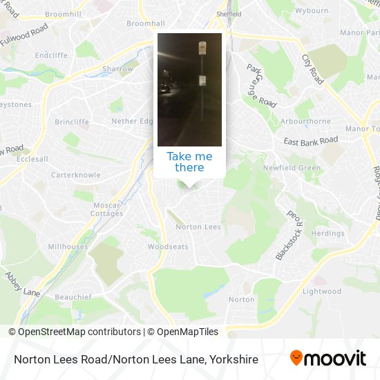 Norton Lees Road / Norton Lees Lane map