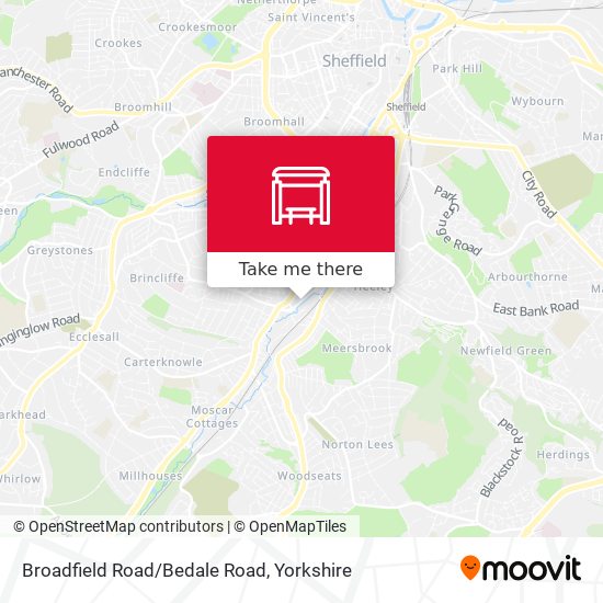 Broadfield Road/Bedale Road map