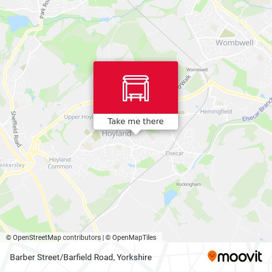 Barber Street/Barfield Road map