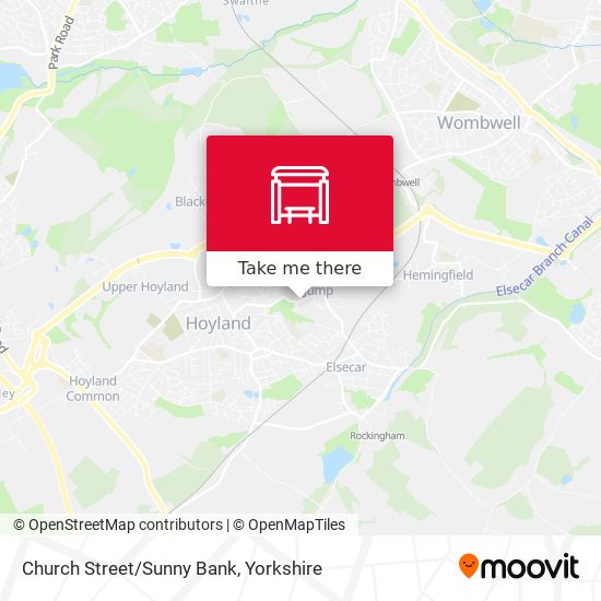 Church Street/Sunny Bank map