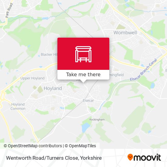 Wentworth Road/Turners Close map