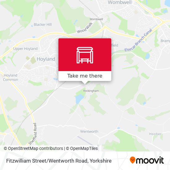 Fitzwilliam Street / Wentworth Road map