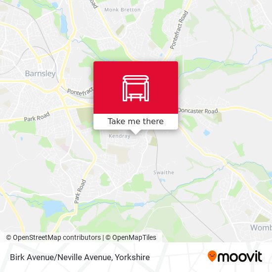 Birk Avenue/Neville Avenue map