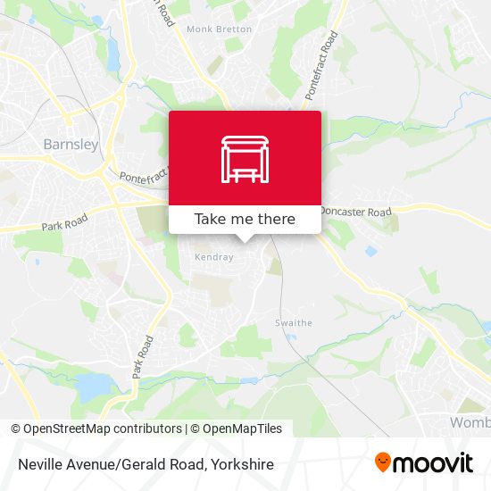 Neville Avenue/Gerald Road map