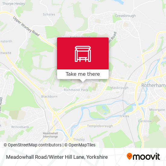 Meadowhall Road / Winter Hill Lane map