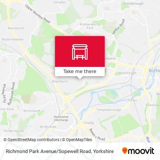 Richmond Park Avenue / Sopewell Road map
