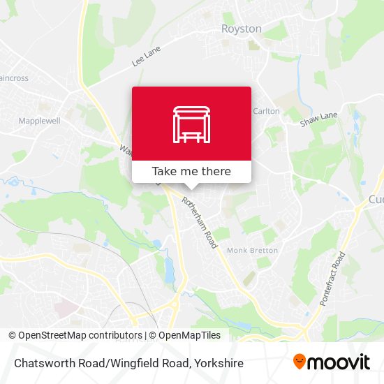 Chatsworth Road/Wingfield Road map