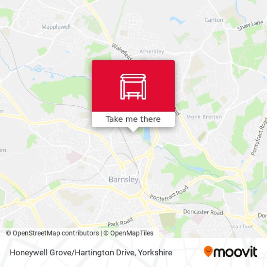 Honeywell Grove / Hartington Drive map