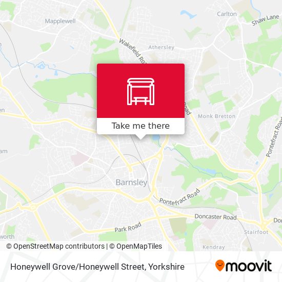 Honeywell Grove / Honeywell Street map