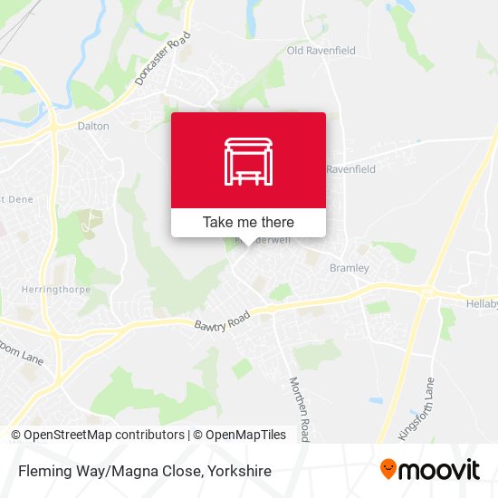Fleming Way/Magna Close map