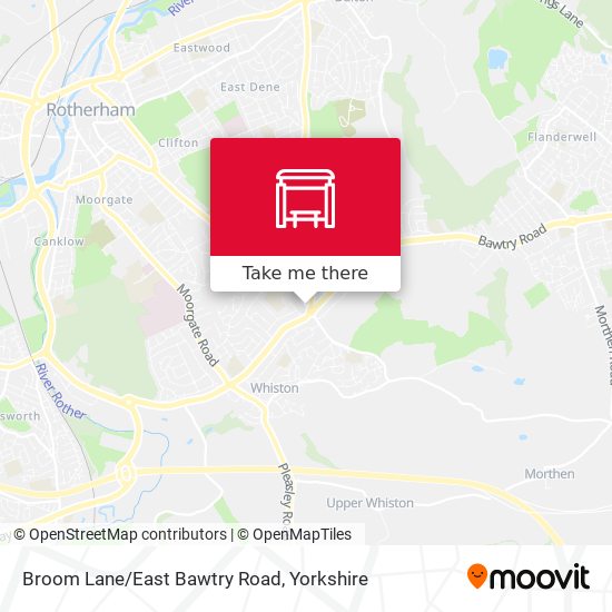 Broom Lane/East Bawtry Road map