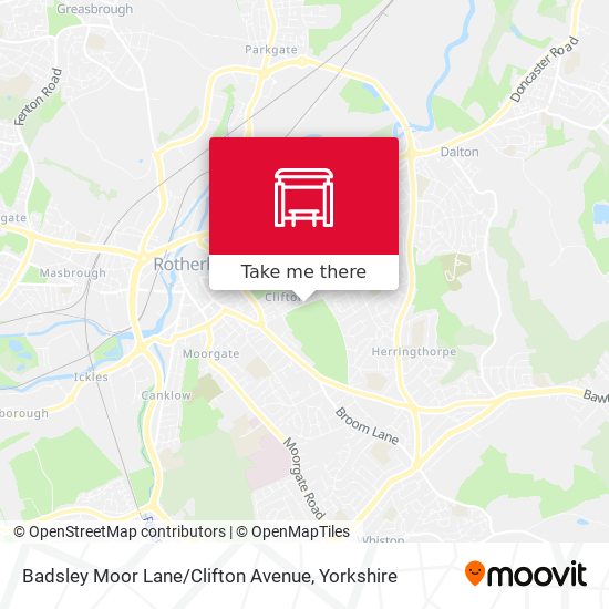 Badsley Moor Lane / Clifton Avenue map