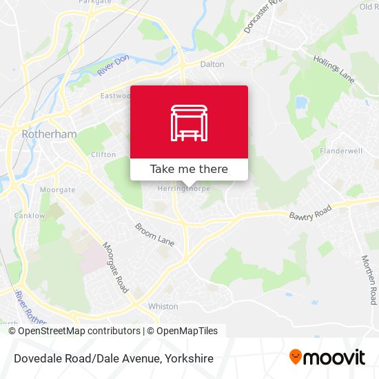 Dovedale Road/Dale Avenue map