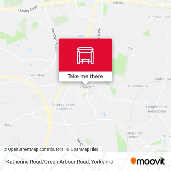 Katherine Road / Green Arbour Road map