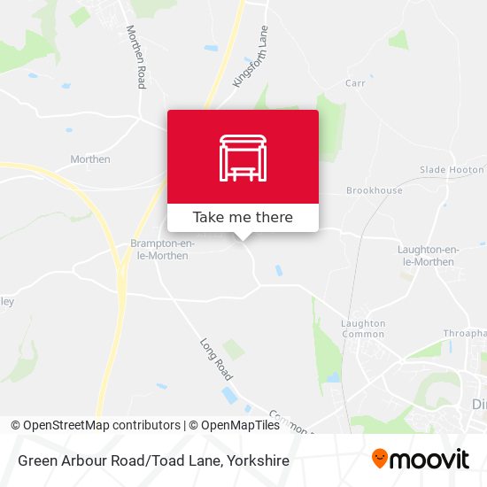 Green Arbour Road/Toad Lane map