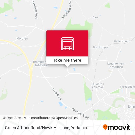 Green Arbour Road / Hawk Hill Lane map