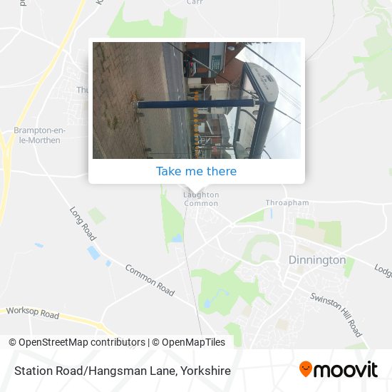 Station Road/Hangsman Lane map