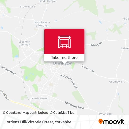 Lordens Hill/Victoria Street map