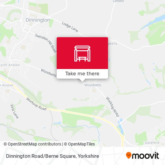 Dinnington Road/Berne Square map