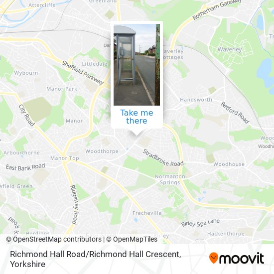 Richmond Hall Road / Richmond Hall Crescent map