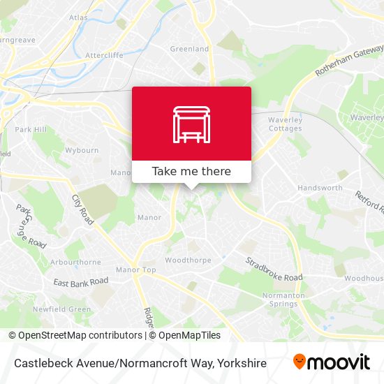 Castlebeck Avenue / Normancroft Way map