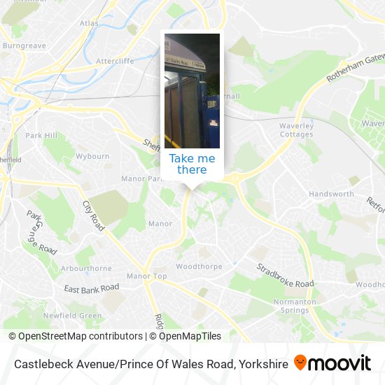 Castlebeck Avenue / Prince Of Wales Road map