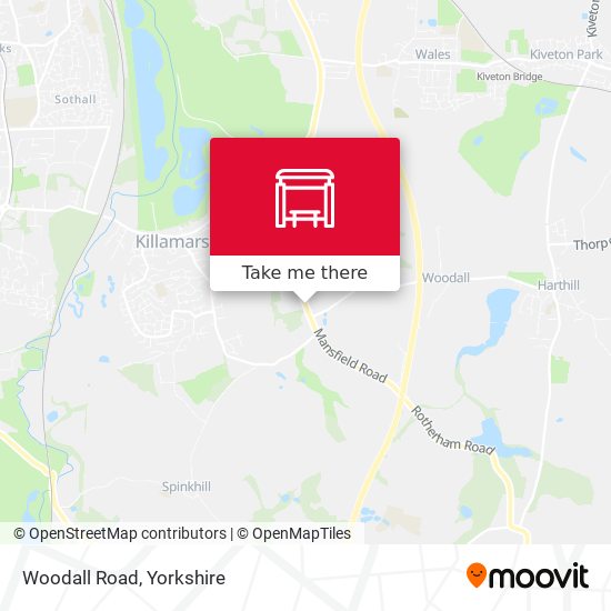 Woodall Road map