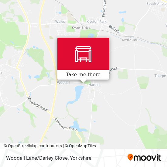 Woodall Lane/Darley Close map