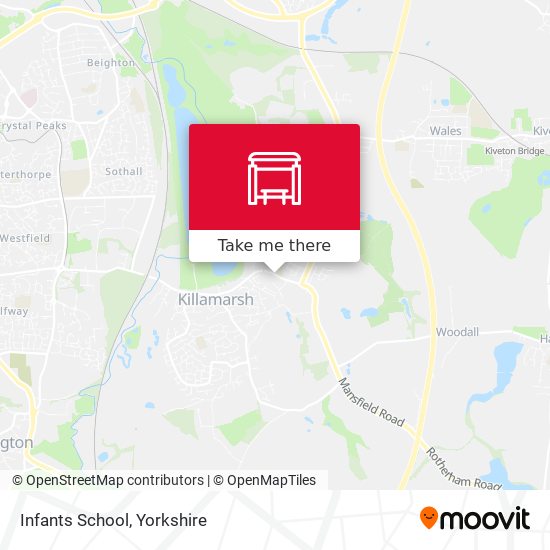 Infants School map