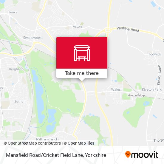 Mansfield Road / Cricket Field Lane map