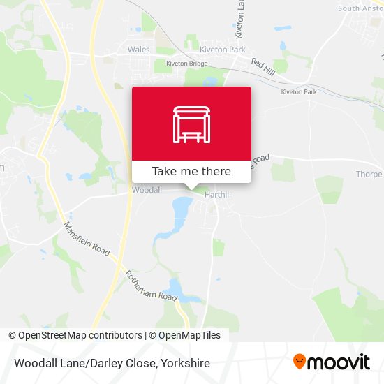 Woodall Lane/Darley Close map
