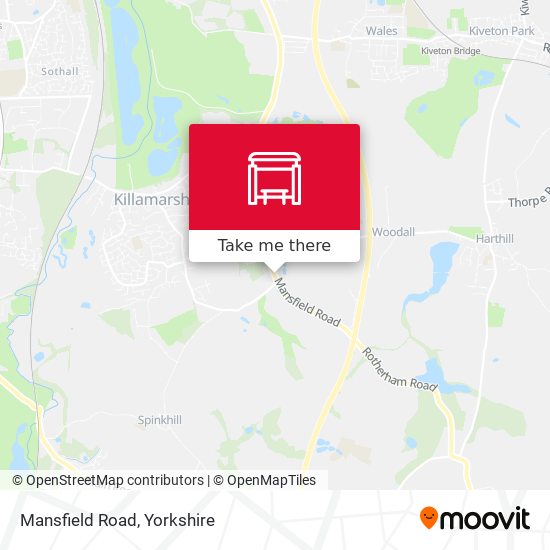 Mansfield Road map