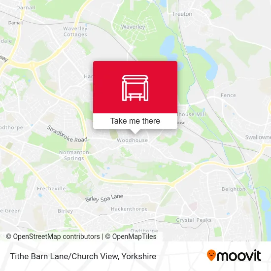 Tithe Barn Lane/Church View map