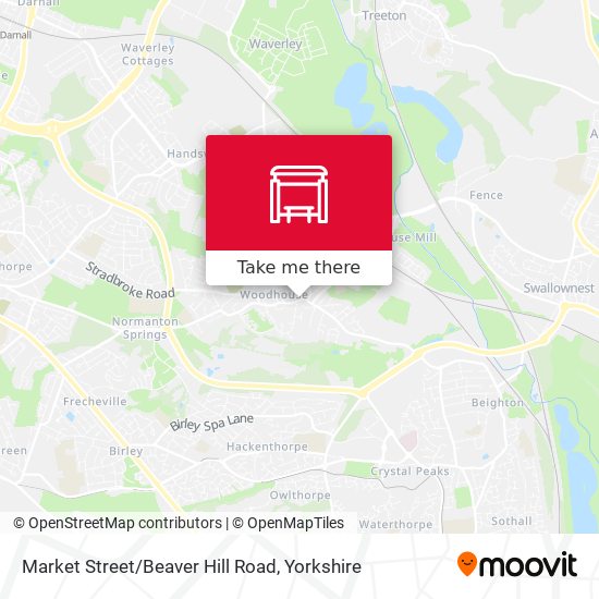 Market Street/Beaver Hill Road map