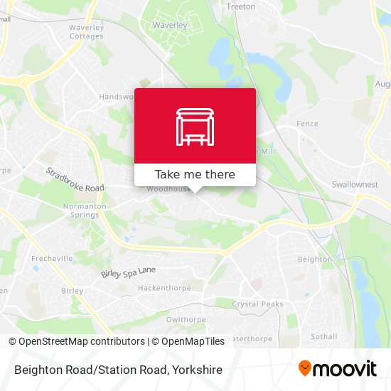 Beighton Road/Station Road map