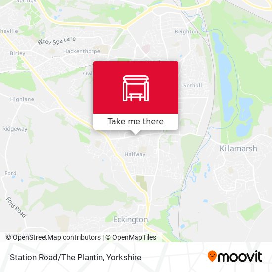 Station Road/The Plantin map