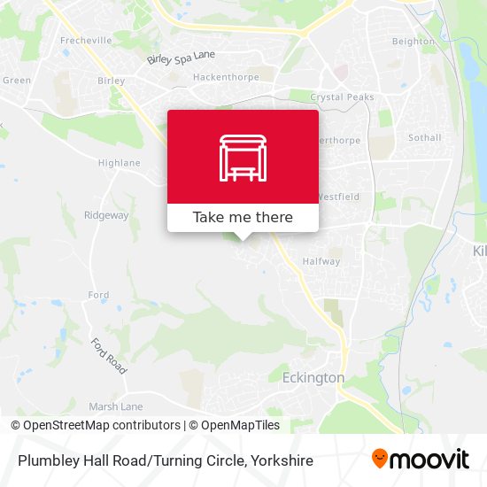 Plumbley Hall Road / Turning Circle map