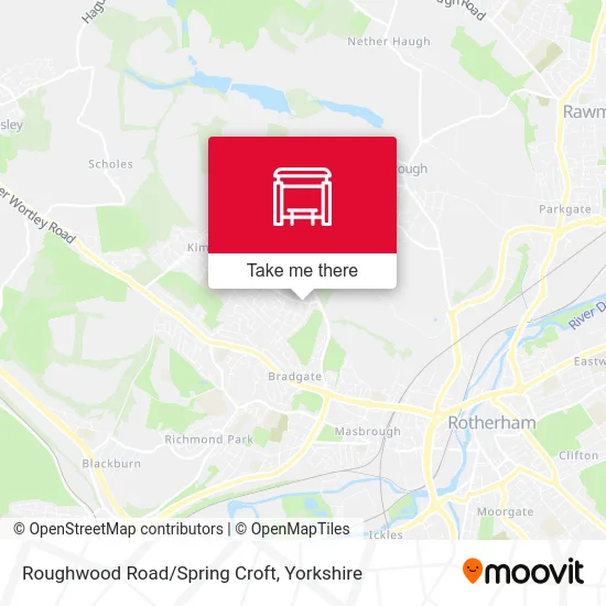 Roughwood Road/Spring Croft map