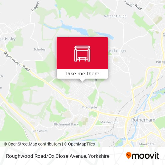 Roughwood Road/Ox Close Avenue map