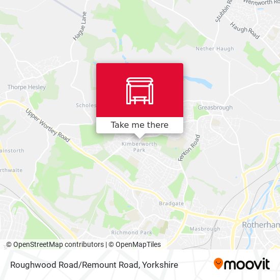 Roughwood Road/Remount Road map