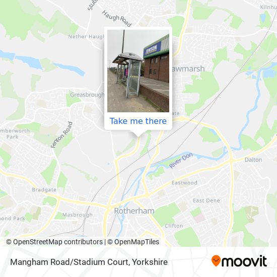 Mangham Road/Stadium Court map