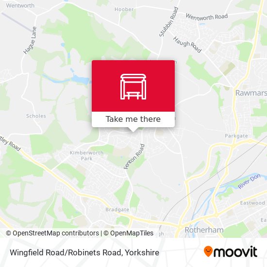 Wingfield Road/Robinets Road map