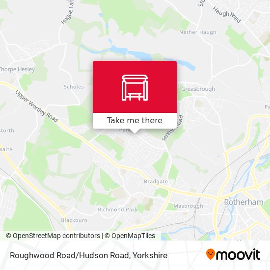 Roughwood Road/Hudson Road map