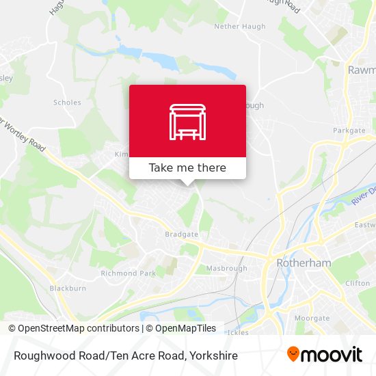 Roughwood Road/Ten Acre Road map