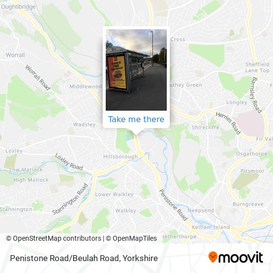 Penistone Road/Beulah Road map