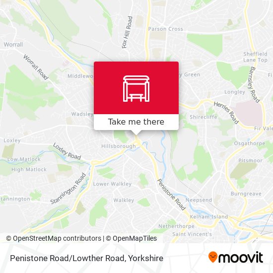 Penistone Road/Lowther Road map