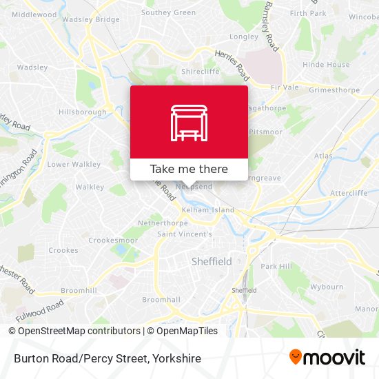 Burton Road/Percy Street map